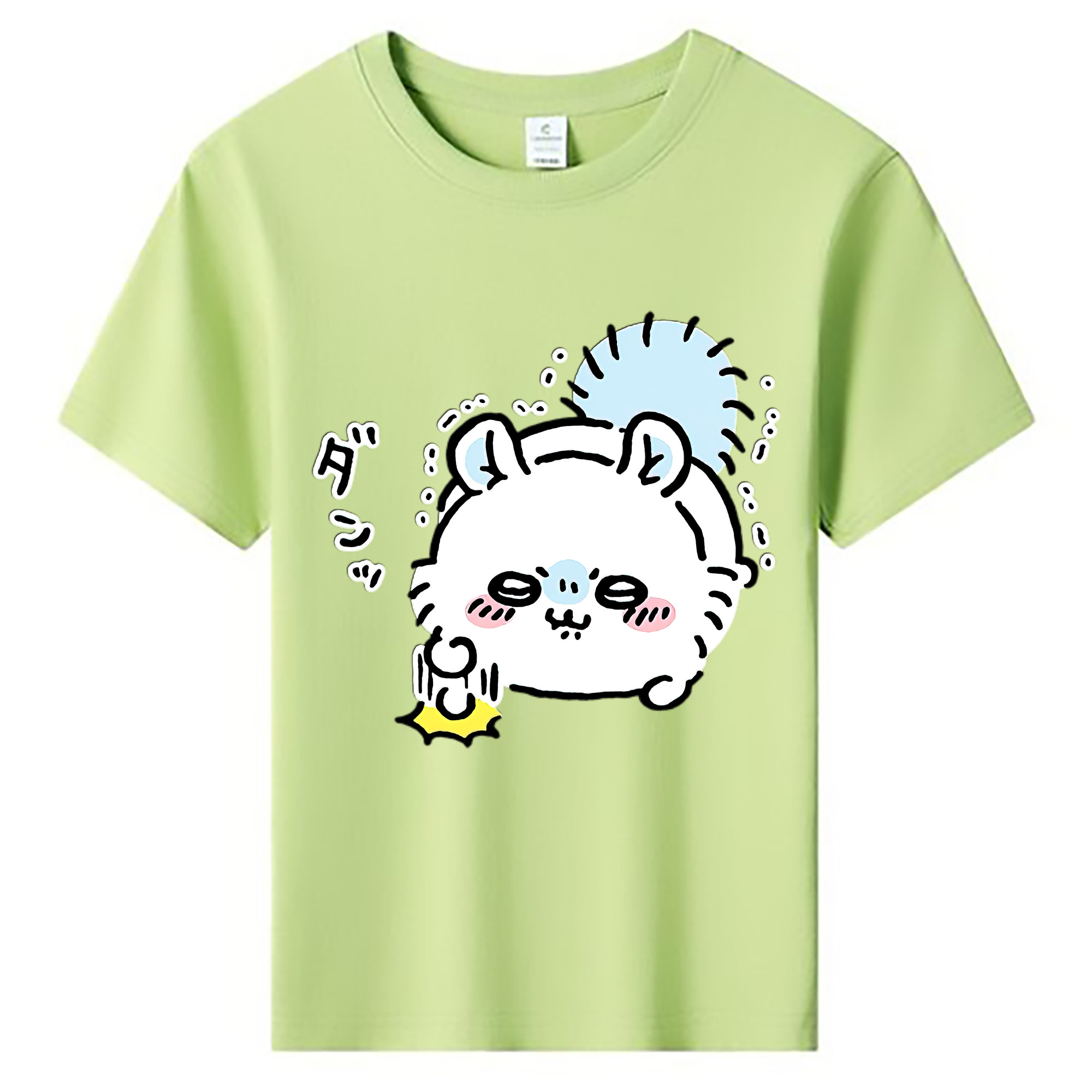 （画像用） ちいかわ モモンガ Chii-kawa Momonga 綿100％キッズTシャツ（フロントプリント）